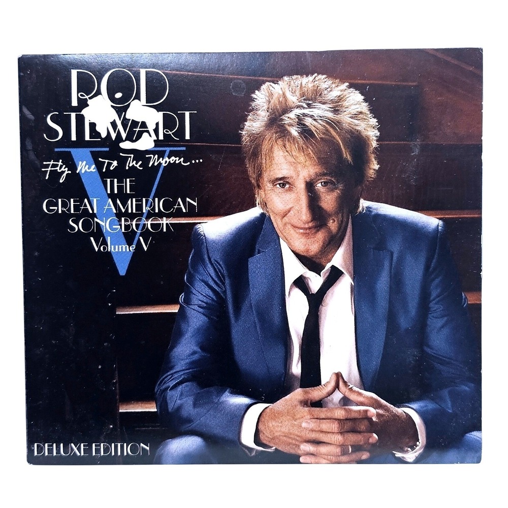 Rod Stewart Great American Songbook Vol V Fly Me To The Moon Deluxe 2CD EUC 2010